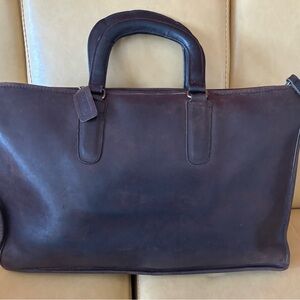 Vintage Brown Coach Bonnie Cashin Briefcase - Rare